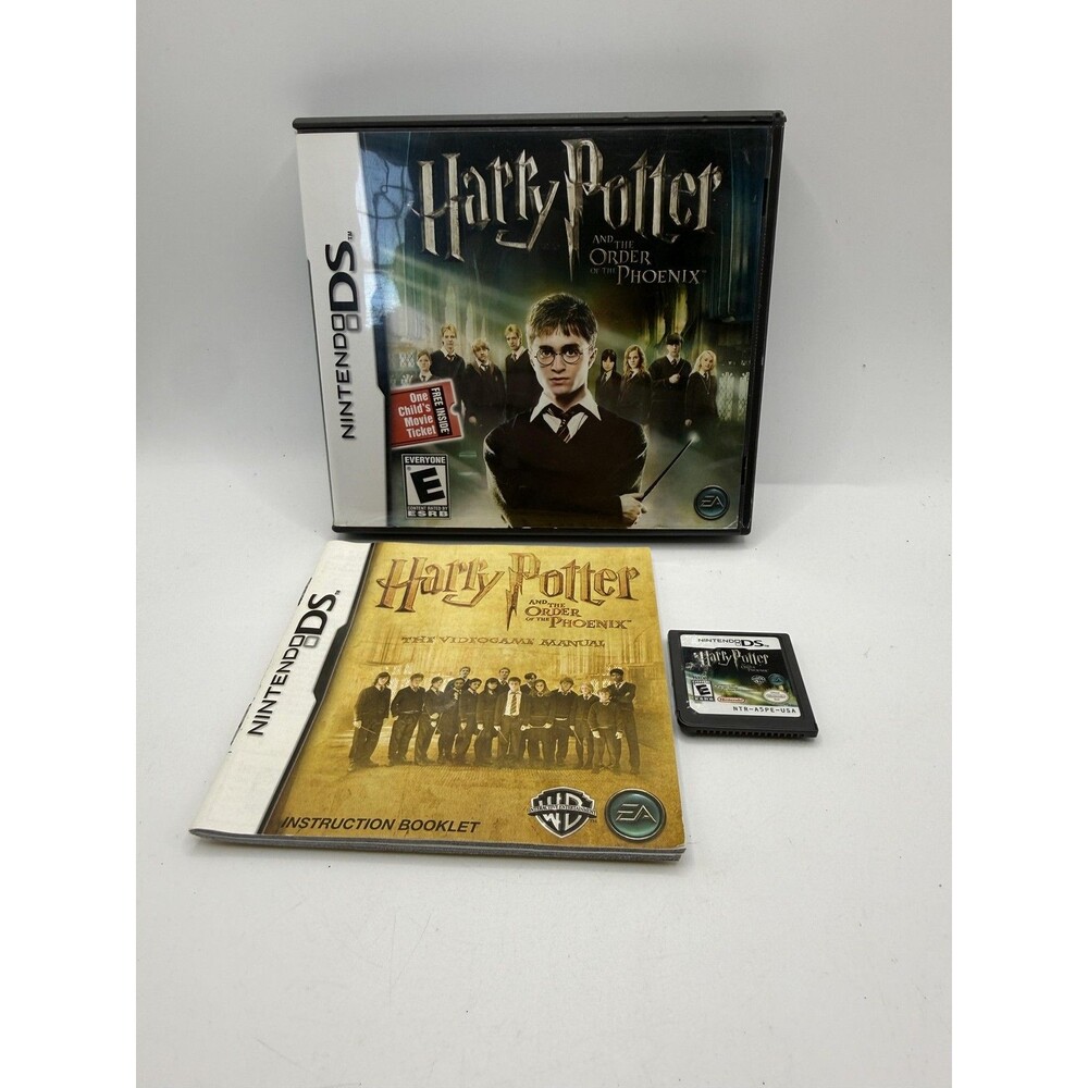Harry Potter Order Of The Phoenix Nintendo DS Game Complete CIB E Everyone EA